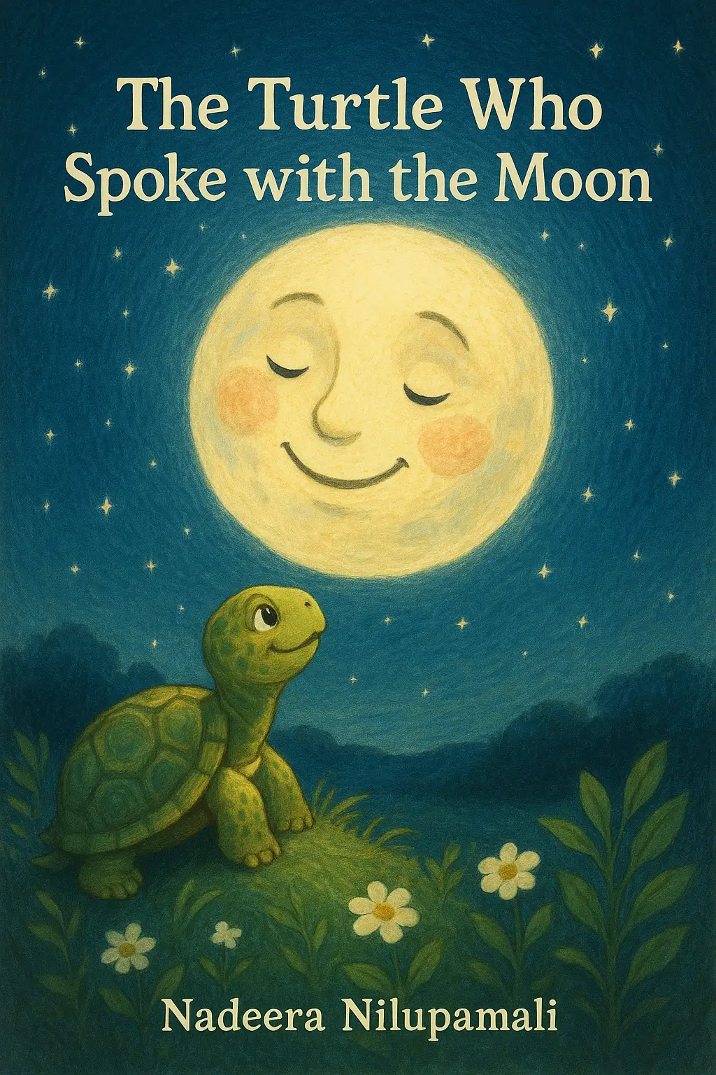 The Turtle Who Spoke with the Moon - The moon shares wisdom with a gentle turtle