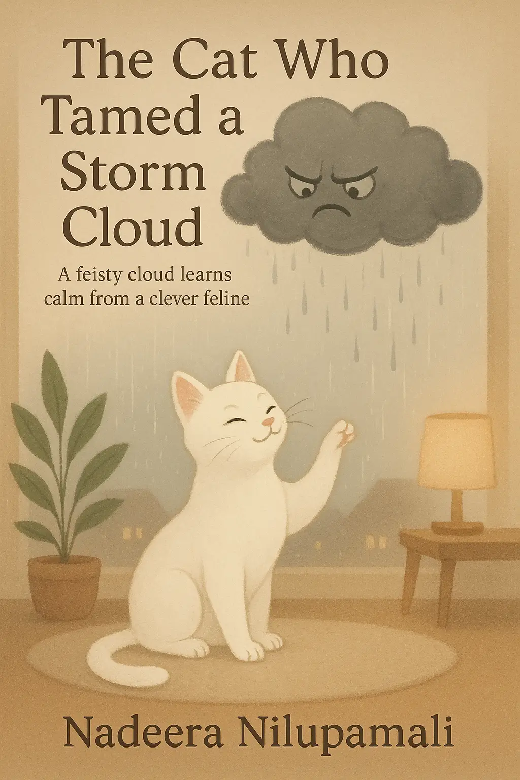 The Cat Who Tamed a Storm Cloud - A feisty cloud learns calm from a clever feline