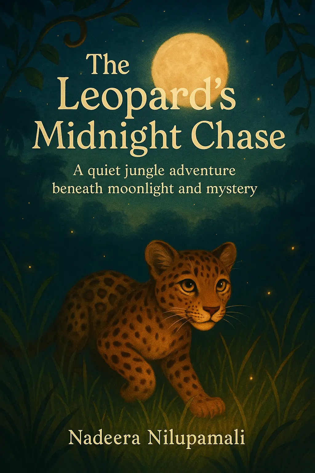 The Leopard’s Midnight Chase - A quiet jungle adventure beneath moonlight and mystery