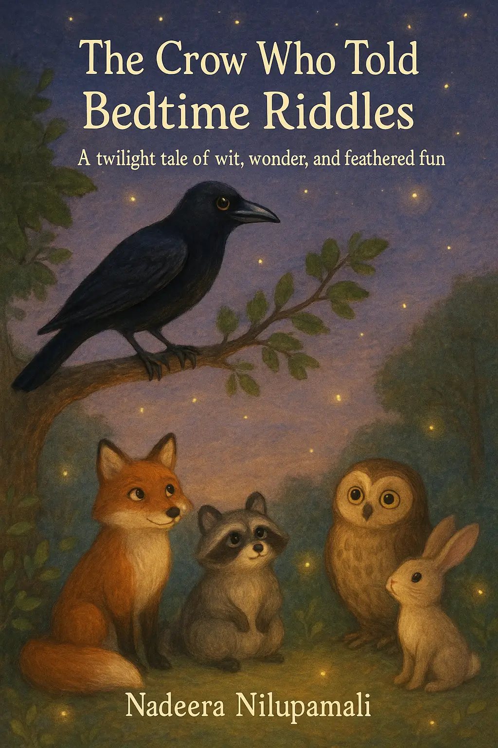 The Crow Who Told Bedtime Riddles - A twilight tale of wit, wonder, and feathered fun
