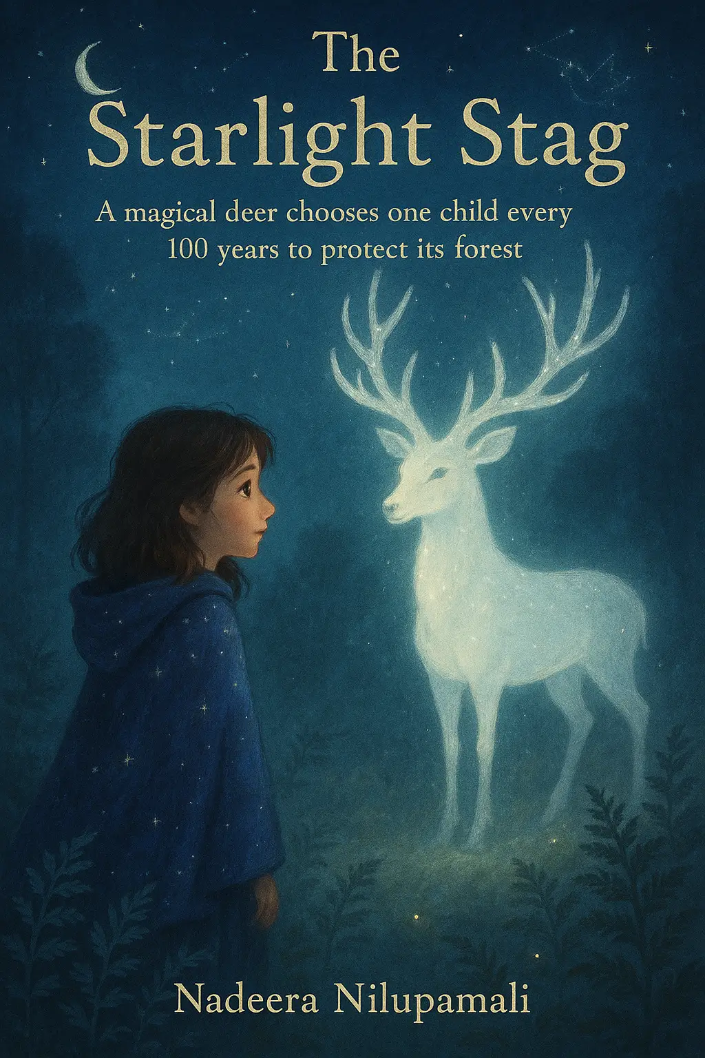 The Starlight Stag - A magical deer chooses one child every 100 years to protect its forest