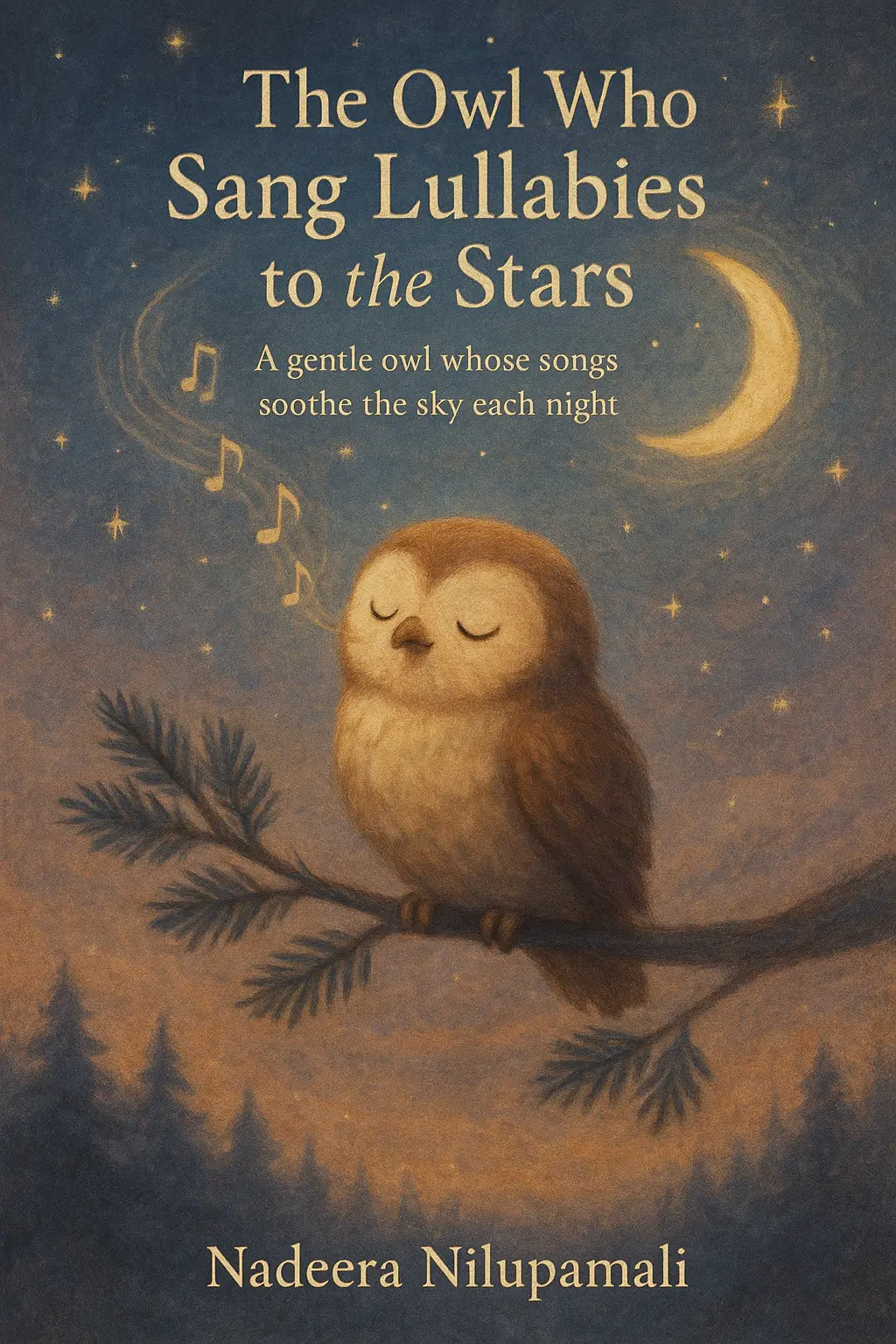 The Owl Who Sang Lullabies to the Stars - A gentle owl whose songs soothe the sky each night