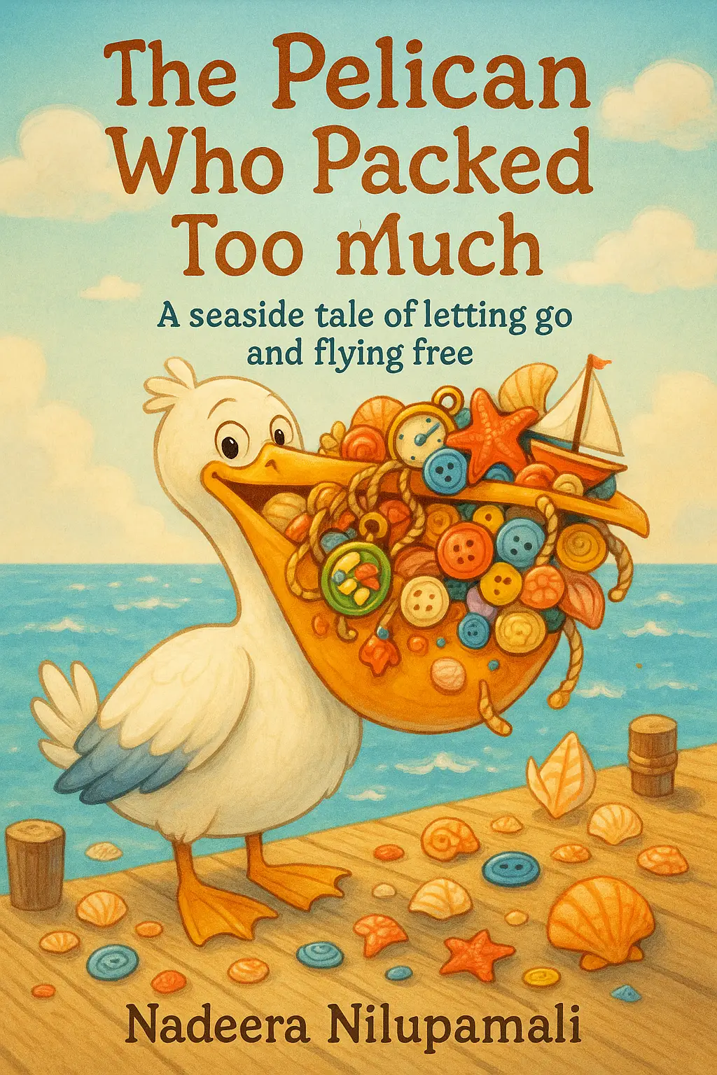 The Pelican Who Packed Too Much - A seaside tale of letting go and flying free