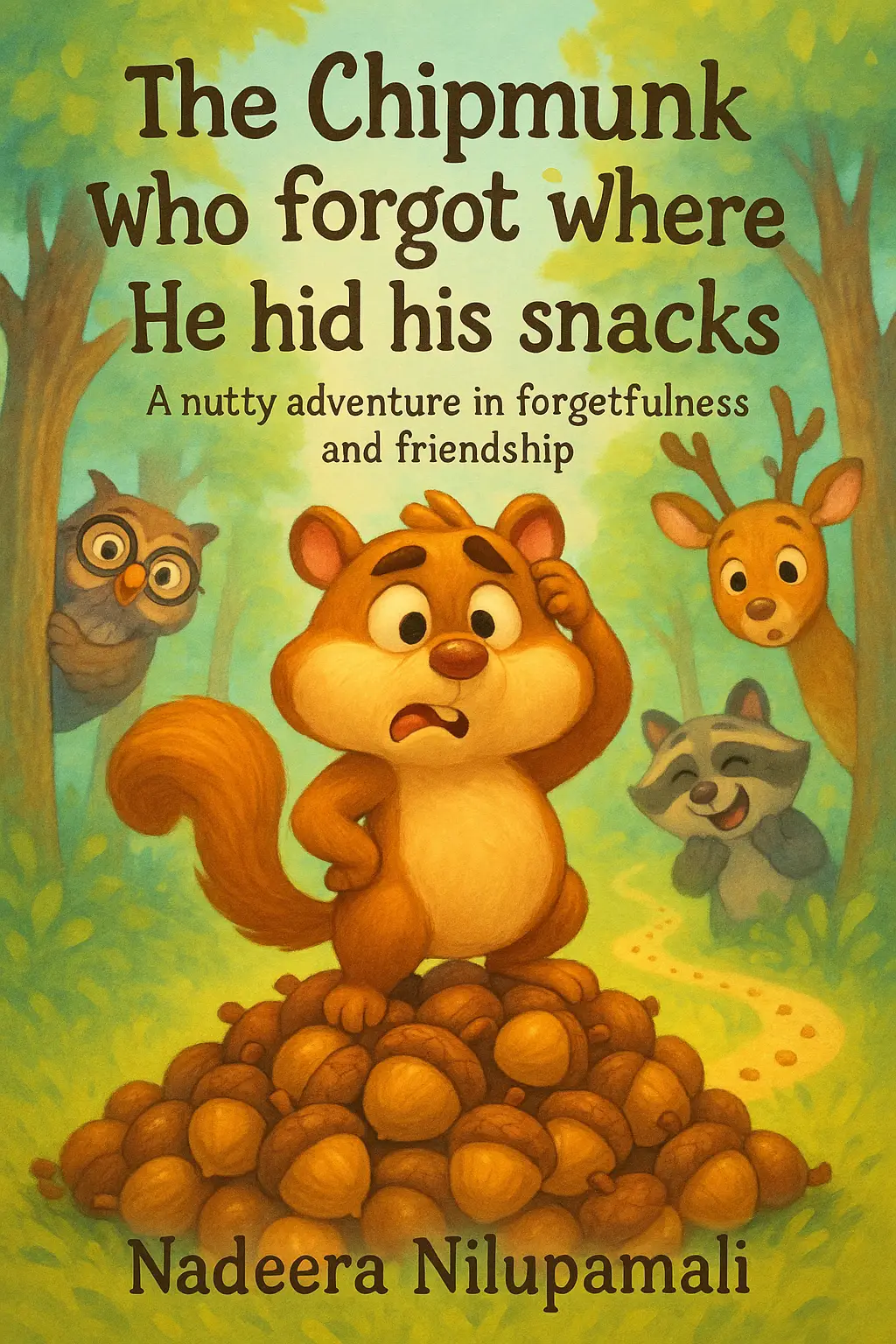 The Chipmunk Who Forgot Where He Hid His Snacks - A nutty adventure in forgetfulness and friendship