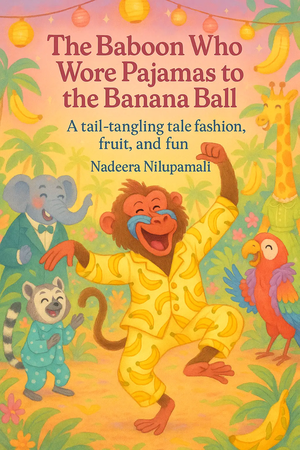 The Baboon Who Wore Pajamas to the Banana Ball - A tail-tangling tale of fashion, fruit, and fun