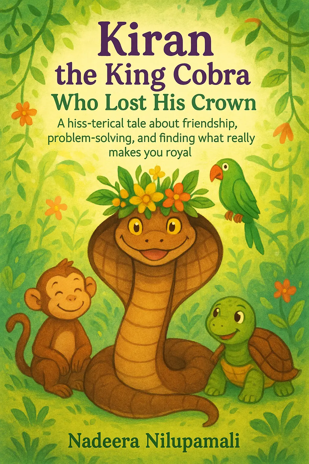Kiran the King Cobra Who Lost His Crown - A hiss-terical tale about friendship, problem-solving, and finding what really makes you royal