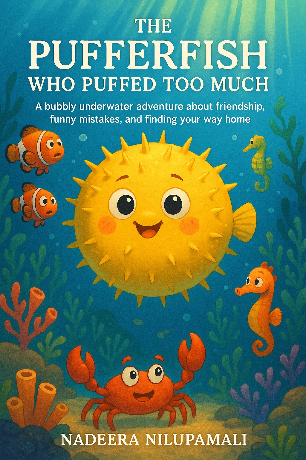 The Pufferfish Who Puffed Too Much -A bubbly underwater adventure about friendship, funny mistakes, and finding your way home