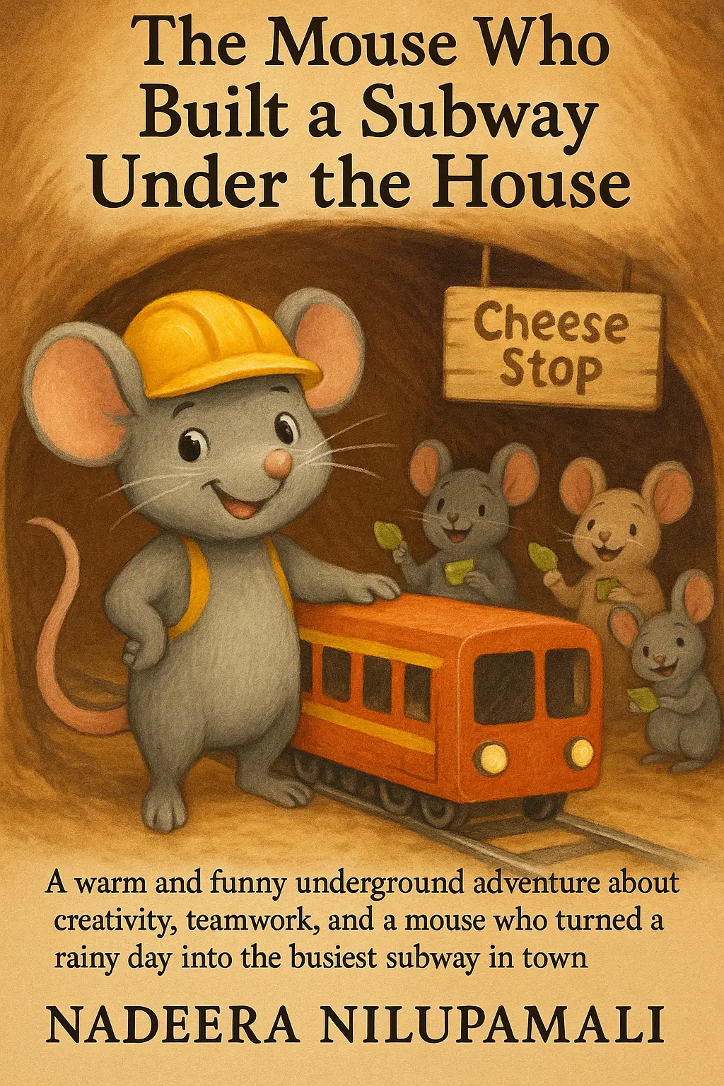 The Mouse Who Built a Subway Under the House. - A warm and funny underground adventure about creativity and  teamwork.