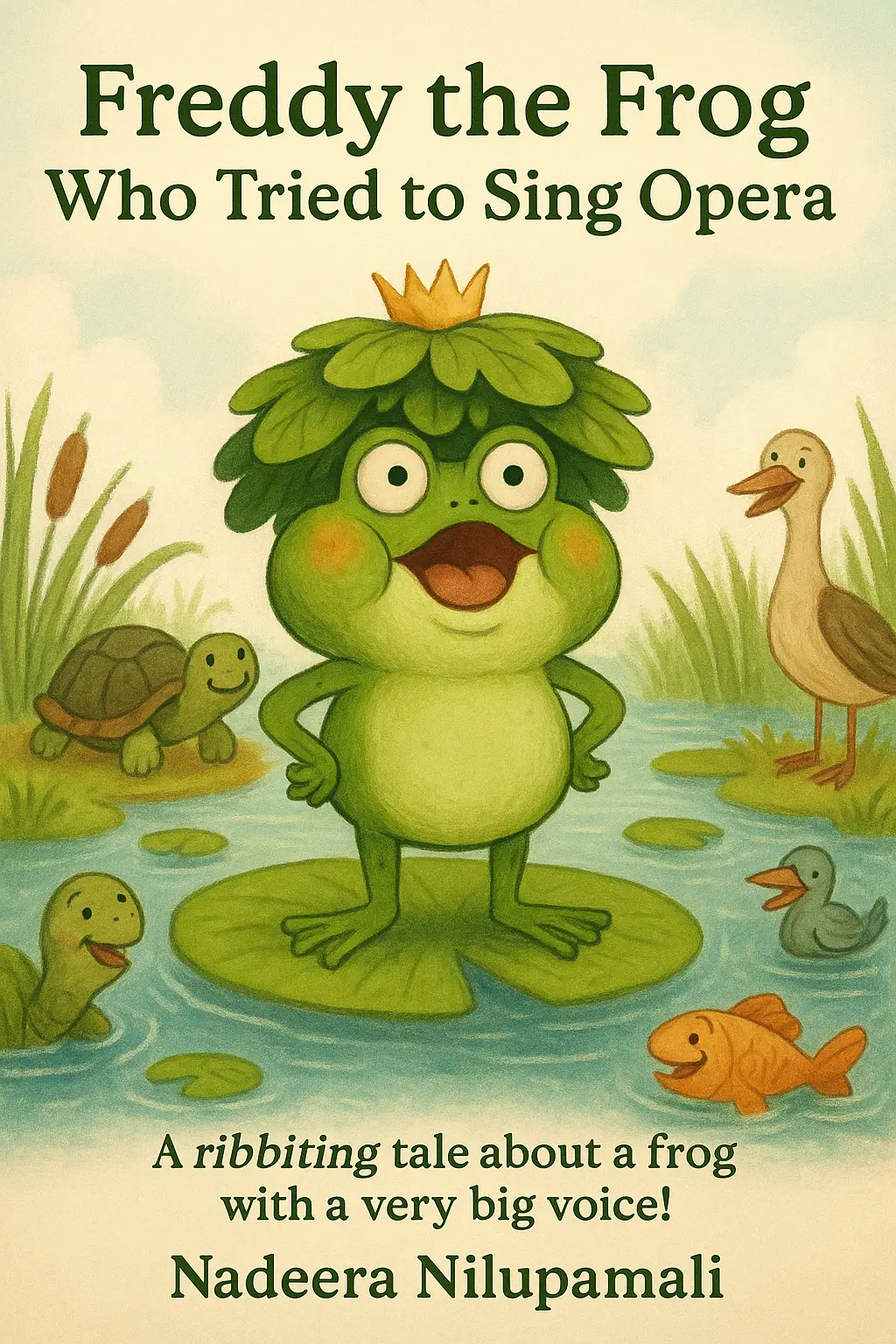 Freddy the Frog Who Tried to Sing Opera - A ribbiting tale about a frog with a very big voice!